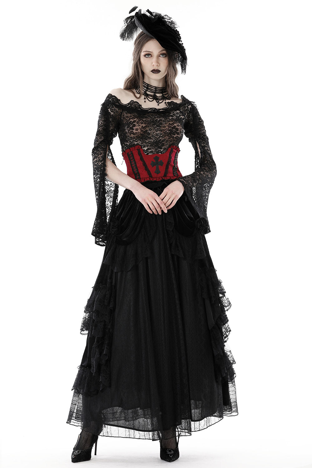 Rubied Blood Underbust Corset