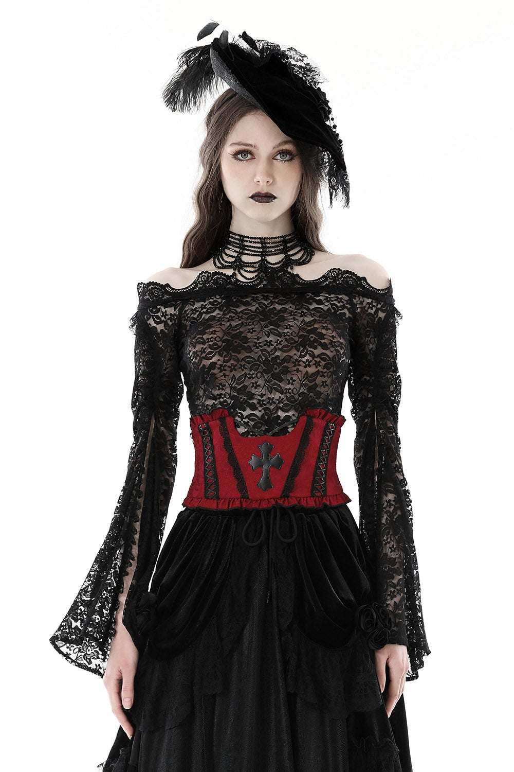 Rubied Blood Underbust Corset