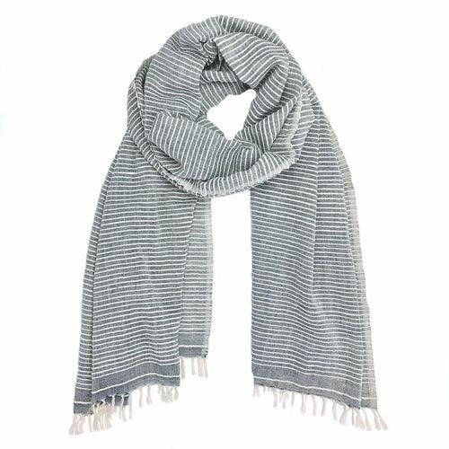 Ethiopian Stripe Wrap Scarf - zoter Shop