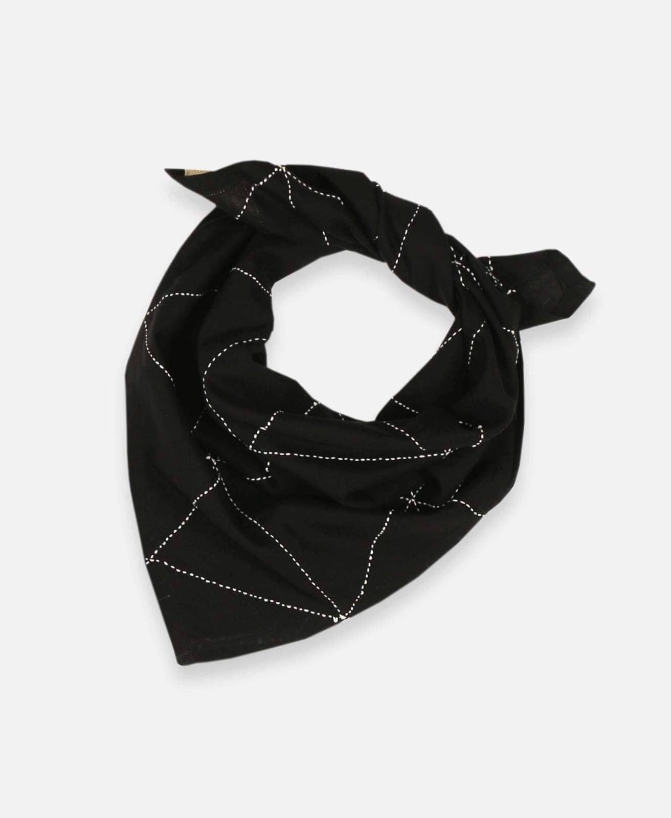 Graph Stitch Bandana Bandanas Anchal Charcoal