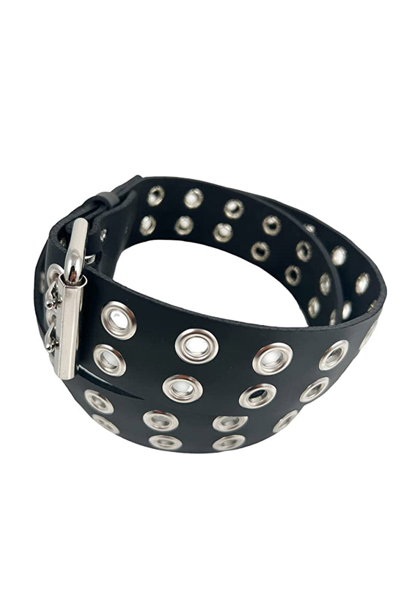 Punk AF Metal Eyelet Belt