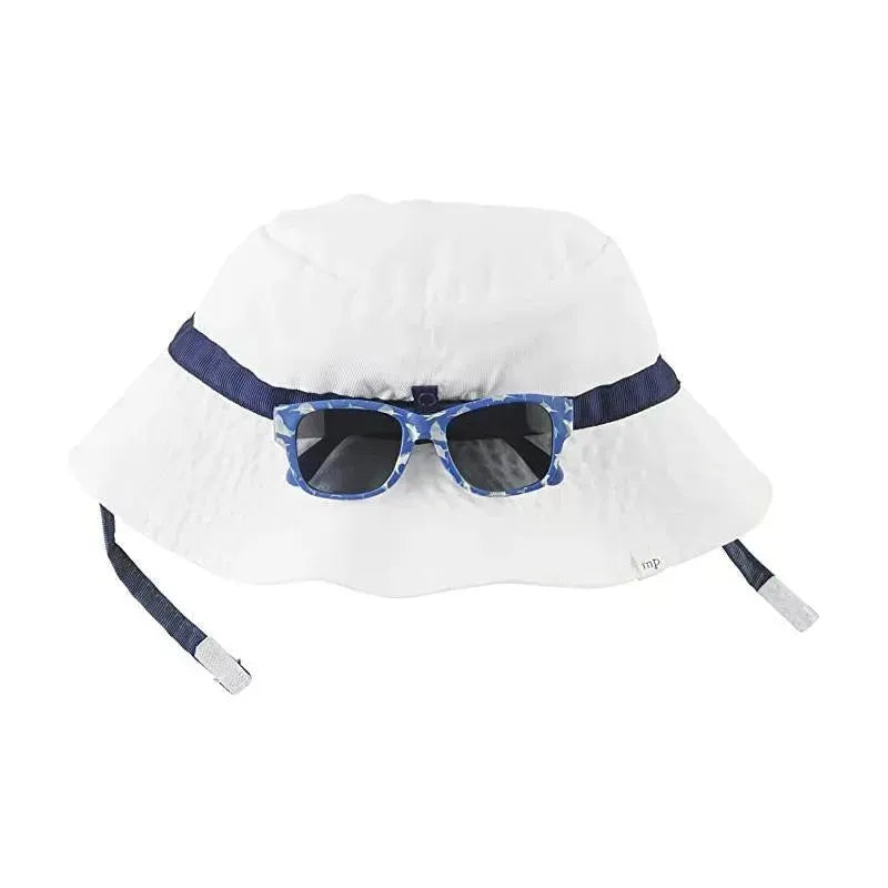 Mud Pie Navy Hat & Sunglasses Set