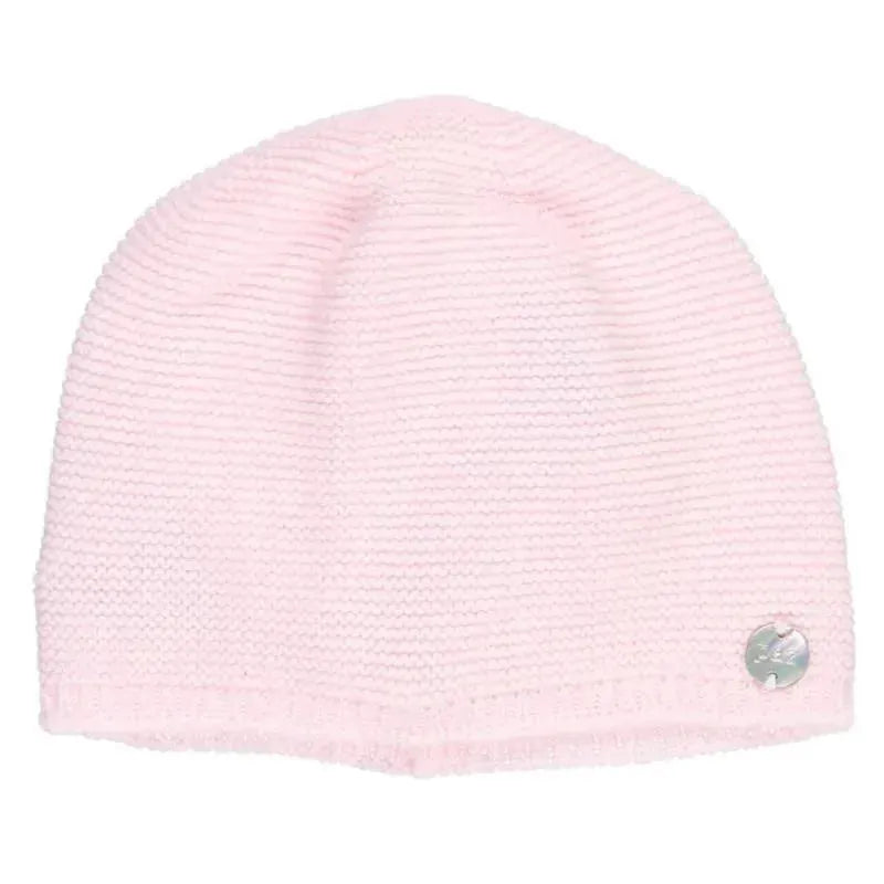 Paz Rodriguez - Baby Knit Newborn Hat Esencial, Chalk Pink