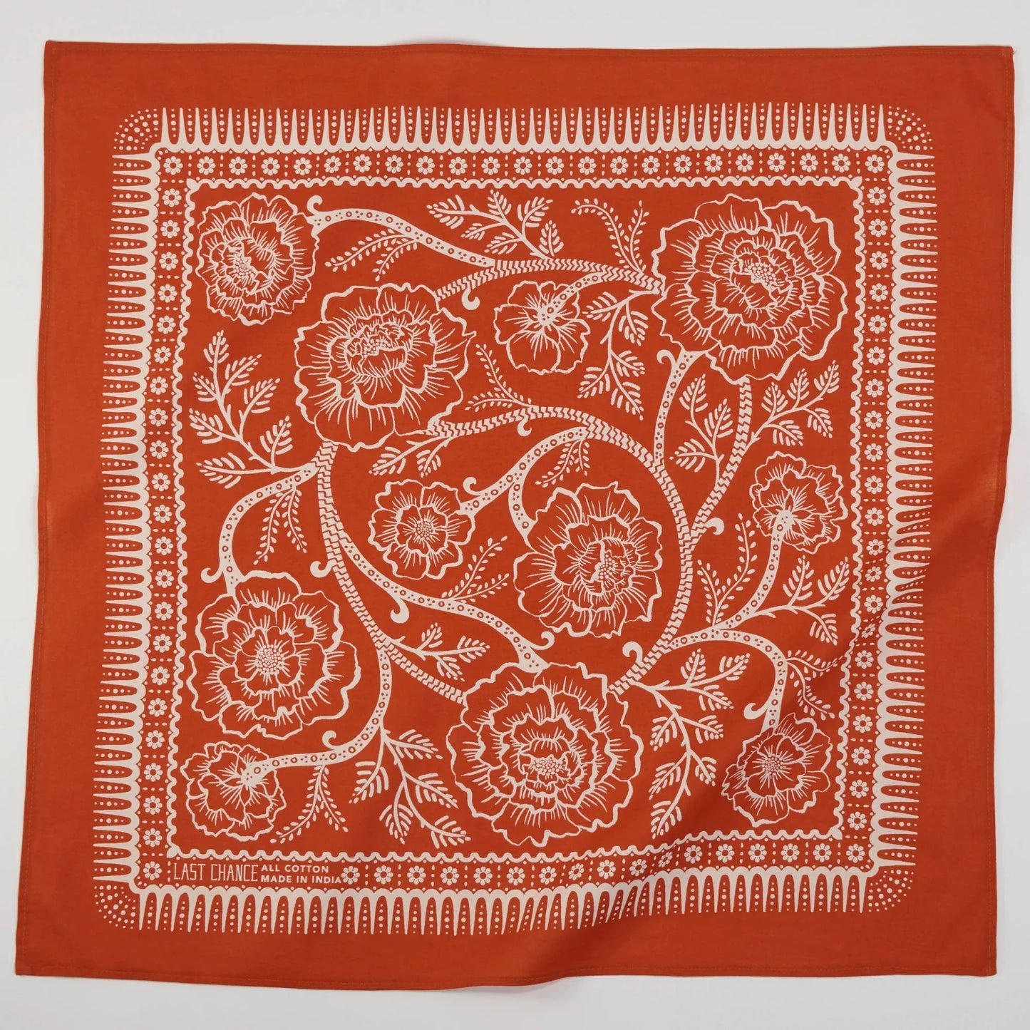 Ramble Bandana Bandanas Last Chance Textiles Terracotta