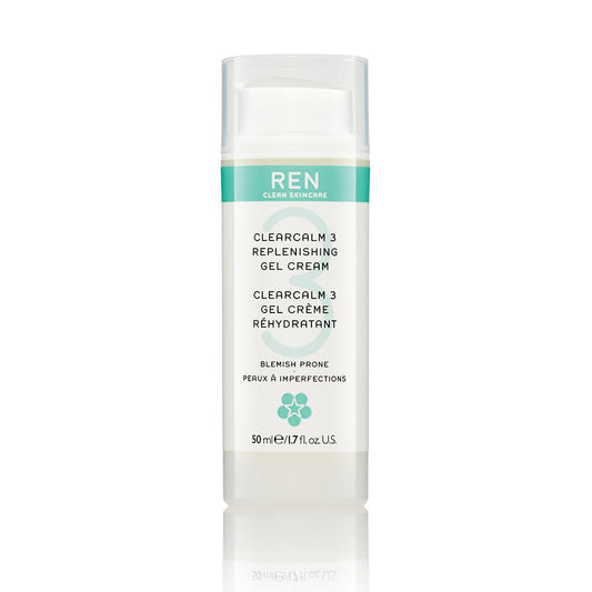 Ren Clean Skincare Clear Calm 3 Replenishing Gel Cream 1.7 oz