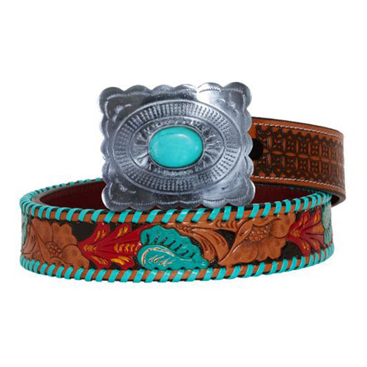 Myra Women's Forest Tooled Belt