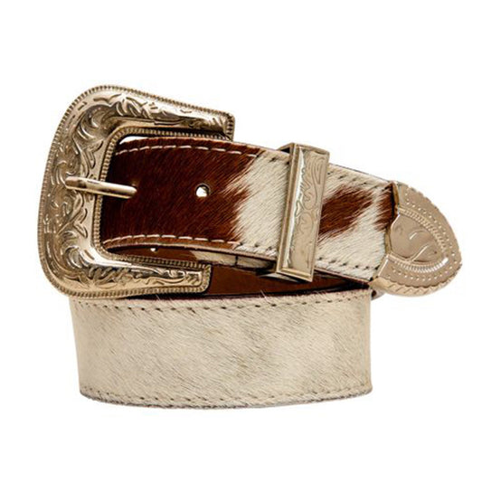 Myra Hair On Hide Belt
