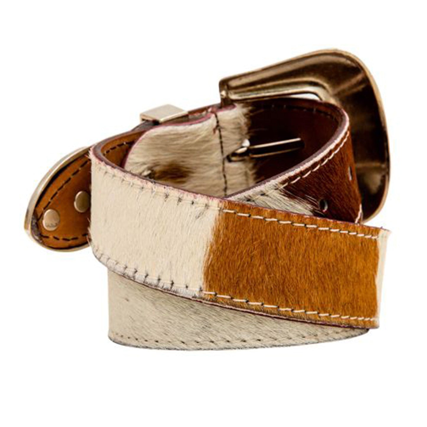 Myra Hair On Hide Belt