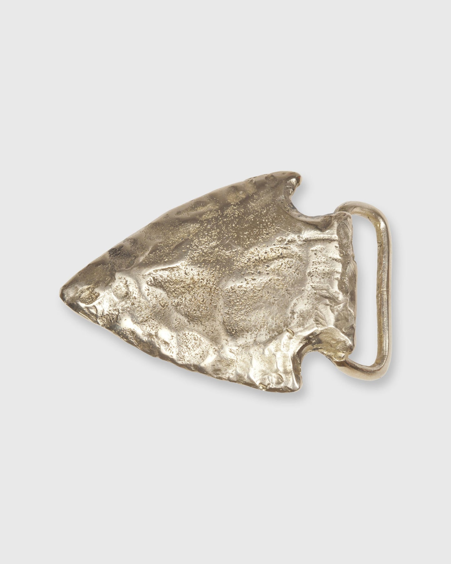 Arrowhead Belt Buckle in Brass