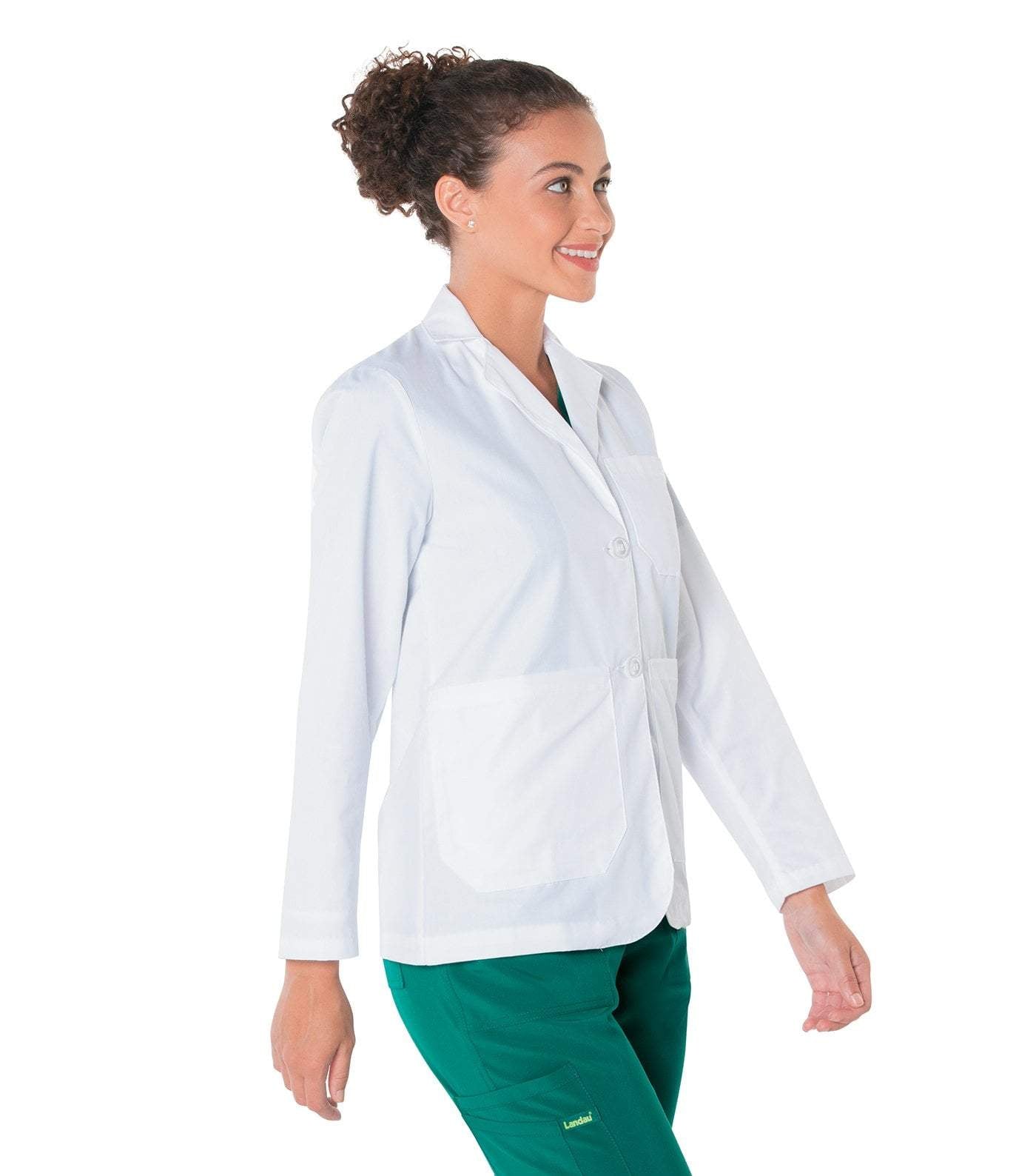 Women's Consultation Coat in White by Landau