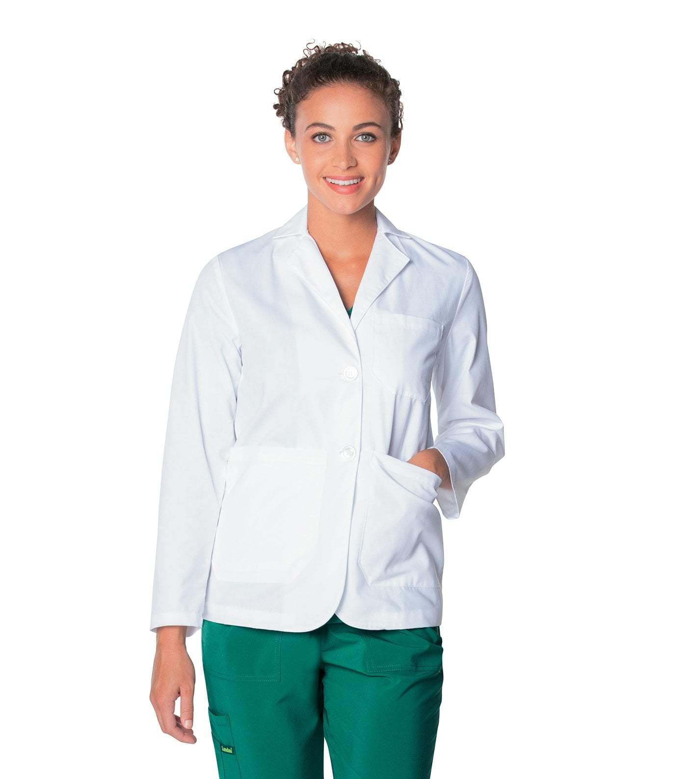 Women's Consultation Coat in White by Landau