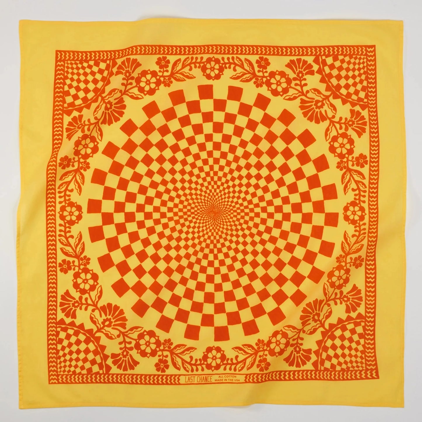 Sundial Bandana Bandanas Last Chance Textiles Sol Yellow