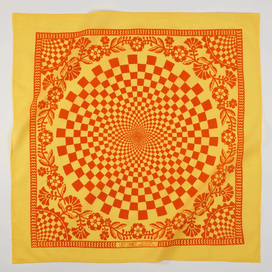 Sundial Bandana Bandanas Last Chance Textiles Sol Yellow